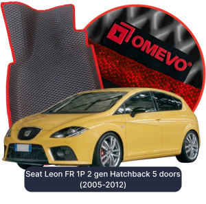 OMEVO 5D Pro EVA Dywaniki do Seat Leon FR 1P 2 gen Hatchback 5 drzwi (2005-2012)