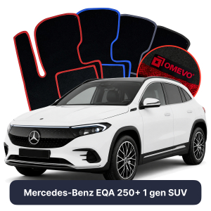 Dywaniki Welurowe OMEVO do Mercedes-Benz EQA 250+ 1 gen SUV (2021-2026)