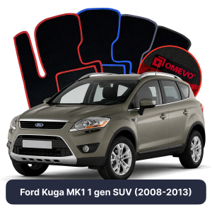 Dywaniki Welurowe OMEVO do Ford Kuga MK1 1 gen SUV (2008-2013)