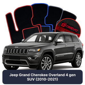 Dywaniki Welurowe OMEVO do Jeep Grand Cherokee Overland  4 gen SUV (2010-2021)