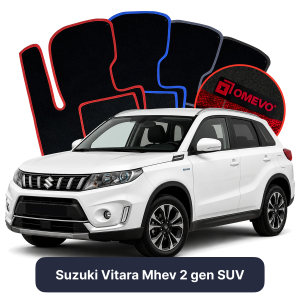 Dywaniki Welurowe OMEVO do Suzuki Vitara Mhev 2 gen SUV (2015-2026)