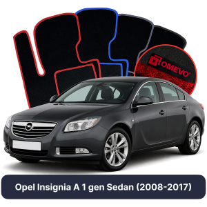 Dywaniki Welurowe OMEVO do Opel Insignia A 1 gen Sedan (2008-2017)