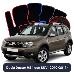 Dywaniki Welurowe OMEVO do Dacia Duster HS 1 gen SUV (2010-2017)