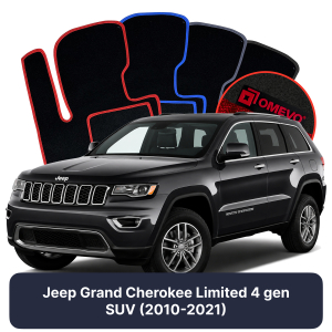 Dywaniki Welurowe OMEVO do Jeep Grand Cherokee Limited 4 gen SUV (2010-2021)