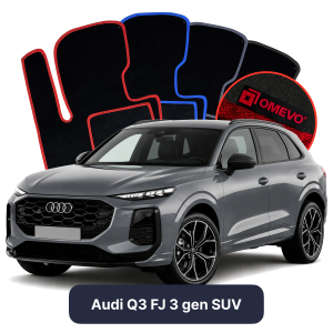 Dywaniki Welurowe OMEVO do Audi Q3 FJ 3 gen SUV (2025-2026)