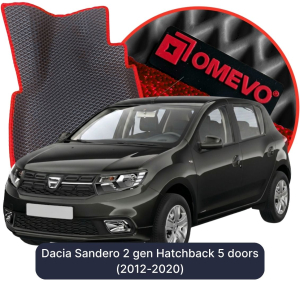 OMEVO 5D Pro EVA Dywaniki do Dacia Sandero 2 gen Hatchback 5 drzwi (2012-2020)