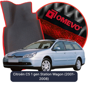 OMEVO 5D Pro EVA Dywaniki do Citroën C5 1 gen Kombi (2001-2008)