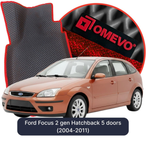 OMEVO 5D Pro EVA Dywaniki do Ford Focus 2 gen Hatchback 5 drzwi (2004-2011)