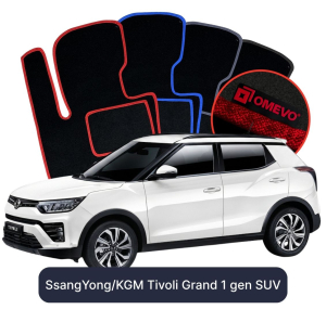 Dywaniki Welurowe OMEVO do SsangYong/KGM Tivoli Grand 1 gen SUV (2015-2026)