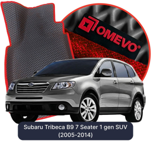 OMEVO 5D Pro EVA Dywaniki do Subaru Tribeca B9 7-osobowy 1 gen SUV (2005-2014)