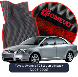OMEVO 5D Pro EVA Dywaniki do Toyota Avensis T25 2 gen Liftback (2003-2009)