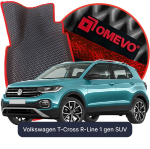 OMEVO 5D Pro EVA Dywaniki do Volkswagen T-Cross R-Line 1 gen SUV (2018-2026)
