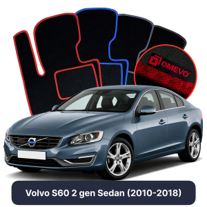 Dywaniki Welurowe OMEVO do Volvo S60 2 gen Sedan (2010-2018)