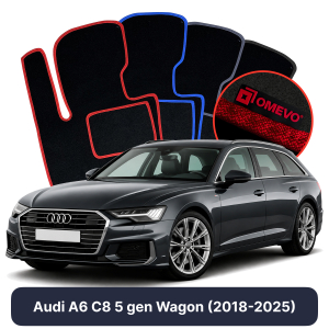 Dywaniki Welurowe OMEVO do Audi A6 C8 5 gen Kombi (2018-2025)