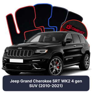 Dywaniki Welurowe OMEVO do Jeep Grand Cherokee SRT WK2 4 gen SUV (2010-2021)