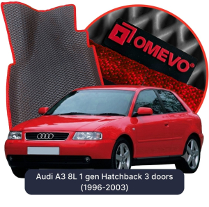 OMEVO 5D Pro EVA Dywaniki do Audi A3 8L 1 gen Hatchback 3 drzwi (1996-2003)