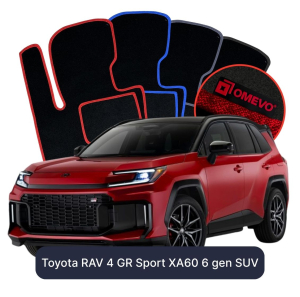 Dywaniki Welurowe OMEVO do Toyota RAV 4 GR Sport XA60 6 gen SUV (2025-2026)