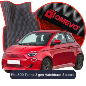 OMEVO 5D Pro EVA Dywaniki do Fiat 500 Torino 2 gen Hatchback 3 drzwi (2020-2026)