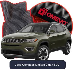 OMEVO 5D Pro EVA Dywaniki do Jeep Compass Limited 2 gen SUV (2016-2026)