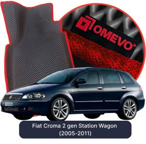 OMEVO 5D Pro EVA Dywaniki do Fiat Croma 2 gen Kombi (2005-2011)