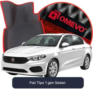 OMEVO 5D Pro EVA Dywaniki do Fiat Tipo 1 gen Sedan (2015-2026)