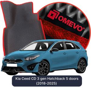 OMEVO 5D Pro EVA Dywaniki do Kia Ceed CD 3 gen Hatchback 5 drzwi (2018-2025)