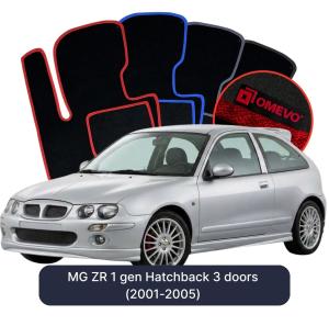 Dywaniki Welurowe OMEVO do MG ZR 1 gen Hatchback 3 drzwi (2001-2005)