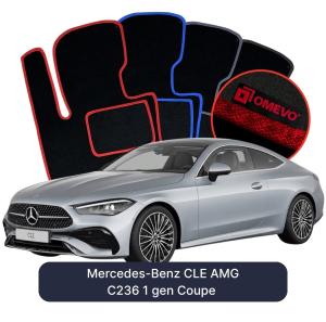 Dywaniki Welurowe OMEVO do Mercedes-Benz CLE AMG C236 1 gen Coupe (2023-2026)