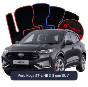 Dywaniki Welurowe OMEVO do Ford Kuga ST-LINE X 3 gen SUV (2019-2026)
