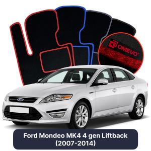 Dywaniki Welurowe OMEVO do Ford Mondeo MK4 4 gen Liftback (2007-2014)