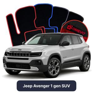 Dywaniki Welurowe OMEVO do Jeep Avenger 1 gen SUV (2023-2026)