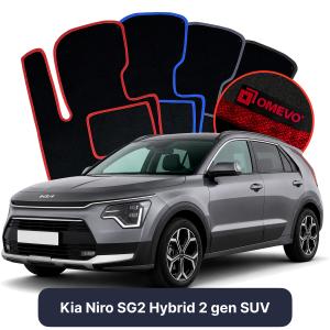 Dywaniki Welurowe OMEVO do Kia Niro SG2 Hybryda 2 gen SUV (2022-2026)