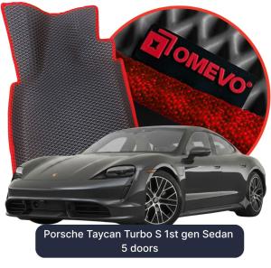 OMEVO 5D Pro EVA Dywaniki do Porsche Taycan Turbo S 1 gen Sedan 5 drzwi (2019-2026)