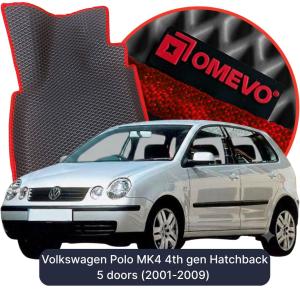OMEVO 5D Pro EVA Dywaniki do Volkswagen Polo MK4 4 gen Hatchback 5 drzwi (2001-2009)