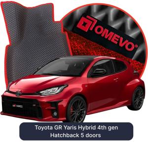 OMEVO 5D Pro EVA Dywaniki do Toyota GR Yaris Hybryda 4 gen Hatchback 5 drzwi (2020-2026)