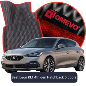 OMEVO 5D Pro EVA Dywaniki do Seat Leon KL1 4 gen Hatchback 5 drzwi (2020-2026)