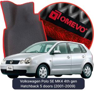 OMEVO 5D Pro EVA Dywaniki do Volkswagen Polo SE MK4 4 gen Hatchback 5 drzwi (2001-2009)