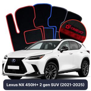 Dywaniki Welurowe OMEVO do Lexus NX 450H+ 2 gen SUV (2021-2025)