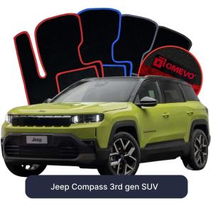 Dywaniki Welurowe OMEVO do Jeep Compass 3 gen SUV (2025-2026)
