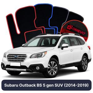 Dywaniki Welurowe OMEVO do Subaru Outback BS 5 gen SUV (2014-2019)