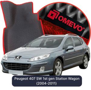OMEVO 5D Pro EVA Dywaniki do Peugeot 407 SW 1 gen Kombi (2004-2011)