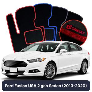 Dywaniki Welurowe OMEVO do Ford Fusion USA 2 gen Sedan (2013-2020)