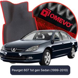 OMEVO 5D Pro EVA Dywaniki do Peugeot 607 1 gen Sedan (1999-2010)