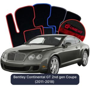Dywaniki Welurowe OMEVO do Bentley Continental GT 2 gen Coupe (2011-2018)