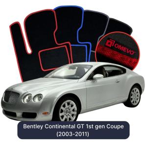 Dywaniki Welurowe OMEVO do Bentley Continental GT 1 gen Coupe (2003-2011)