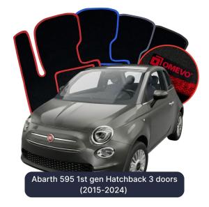 Dywaniki Welurowe OMEVO do Abarth 595 1 gen Hatchback 3 drzwi (2015-2024)