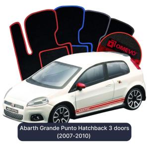 Dywaniki Welurowe OMEVO do Abarth Grande Punto Hatchback 3 drzwi (2007-2010)