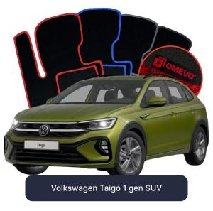 Dywaniki Welurowe OMEVO do Volkswagen Taigo 1 gen SUV (2020-2026)