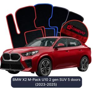 Dywaniki Welurowe OMEVO do BMW X2 M-Pack U10 2 gen SUV 5 drzwi (2023-2025)