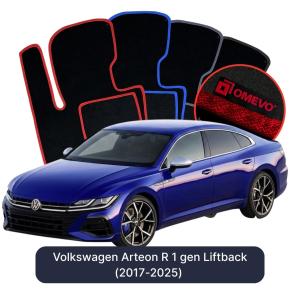 Dywaniki Welurowe OMEVO do Volkswagen Arteon R 1 gen Liftback (2017-2025)